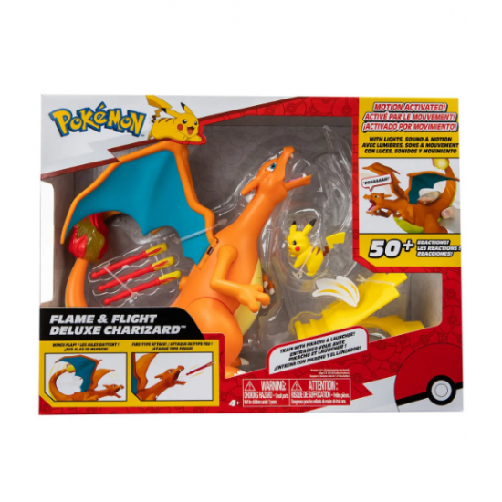 Sesli & Işıklı Elektronik Charizard & Pikachu Figür Set