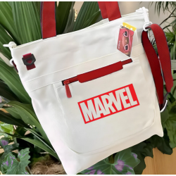 Marvel Kırmızı Kanvas Postacı Çantası