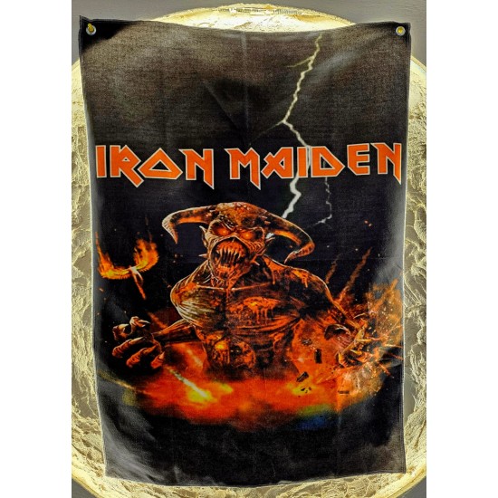 Iron Maiden Eddie the Head Duvar Örtüsü