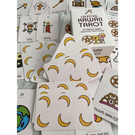 Kawaii Tarot Kartları ve Başlangıç Tarot Kitabı