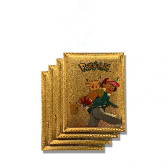 Golden Series Metal Pokemon Go Kartları