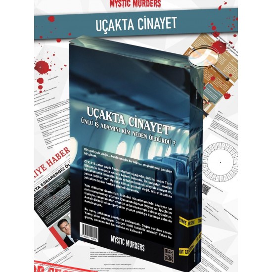 Dükkan Desing Dedektiflik Cinayet Çözme Oyunu - Uçakta Cinayet